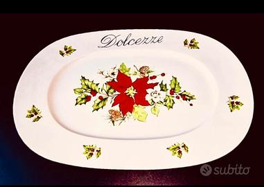Vassoio Natale Heinrich Germany porcellana