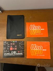 Libretto uso e manutenzione Fiat Uno Turbo