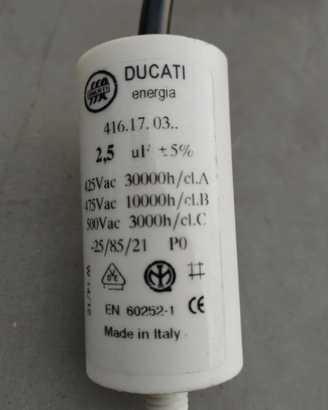 Condensatore Ducati 2.5µF 475V