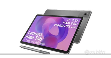 Tablet lenovo 8gb ram 256 gb memoria