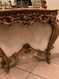 Consolle con specchio