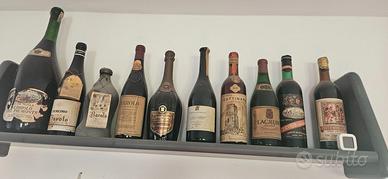 Bottiglie di vino dagli anni 60