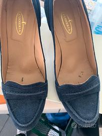 Scarpa mocassino con tacco donna