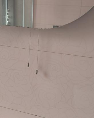 Specchio con led e luci