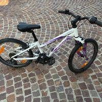 BICICLETTA SPECIALIZED HOTROCK 20 BIANCO/VIOLA