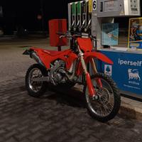 Honda cre 450F TARGATA tripla omologazione