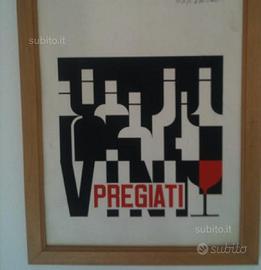Quadro "VINI PREGIATI"