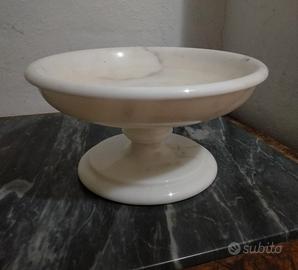 Portafrutta in marmo di Carrara 