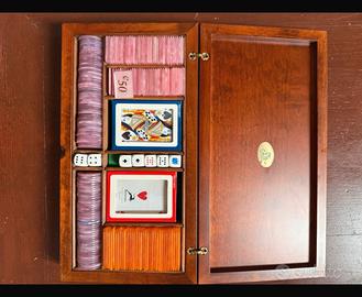 Gioco poker black Jack dadi in legno