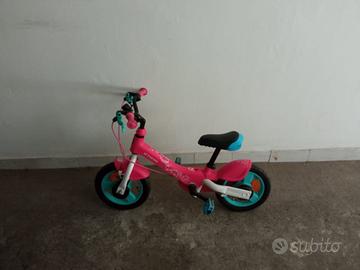 bici rosa/fucsia 14" decathlon