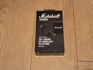 Marshall Minor IV Cuffie Bluetooth earbuds Black