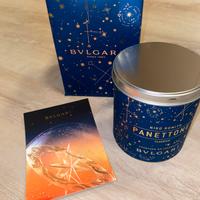 Panettone bvlgari con cartolina