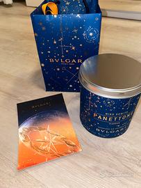 Panettone bvlgari con cartolina