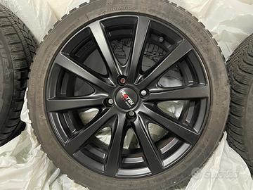 4 CERCHI IN LEGA CON 4 GOMME NUOVE