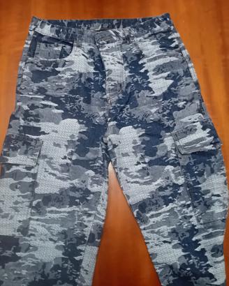 Pantaloni Jeans Mimetici Uomo – Stile Militare