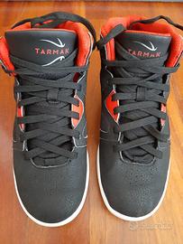 Scarpe basket shield 300 nero-bianco-rosso