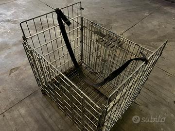 Gabbia contenitore in rete metallica