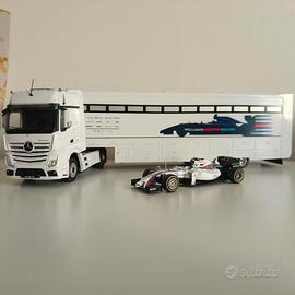 Mercedes Actros Williams Martini + FW36 Bottas #77