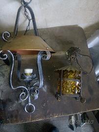 Lampioni in ferro battuto