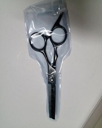 forbici per capelli nera professionale 