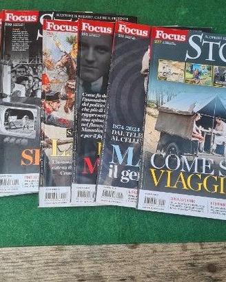 10  riviste di Focus storia in condizioni ottime