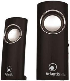 Casse x PC Atlantis P003-C12-B USB 3Wx2 RMS NUOVE