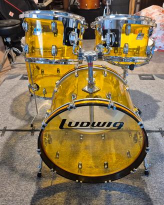 Batteria Ludwig Vistalite rock set