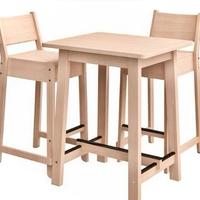 Tavolo alto Ikea Norraker + 2 sgabelli