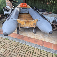 Gommone Sigma 380 con ruote