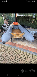 Gommone Sigma 380 con ruote