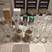 Collezione bicchieri da birra