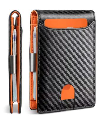 Portafoglio Slim in Fibra di Carbonio per Uomo