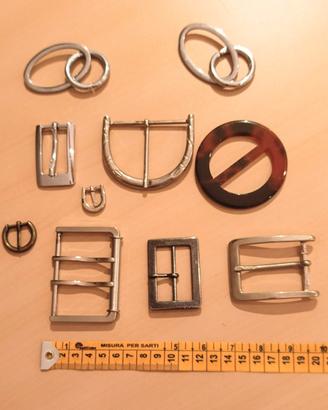 set fibbie per cinture