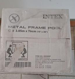 piscina intex Metal frame pool.