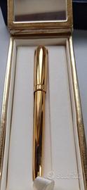 Penna a sfera Chopard placcata oro