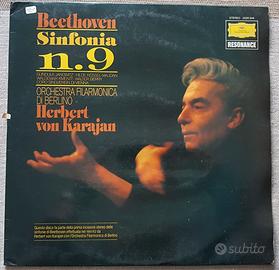 DISCO VINILE LP BEETHOVEN SINFONIA N.9 KARAJAN