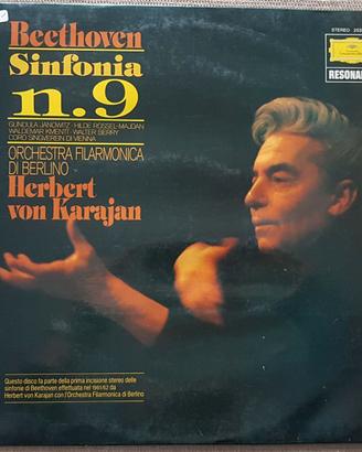 DISCO VINILE LP BEETHOVEN SINFONIA N.9 KARAJAN