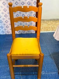 Sedie in legno massello