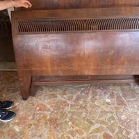 Struttura letto antica in legno massello dell 800