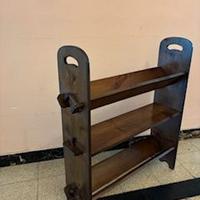 4 piccole librerie  vintage in legno