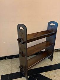 4 piccole librerie  vintage in legno