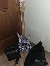 kit chitarra elettrica Vision junior 3/4