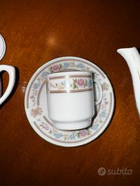 Set tazze caffè finissima porcellana vintage