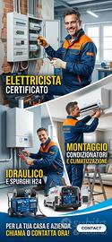 Elettricista/Idraulico/Montaggio Climatizzatori