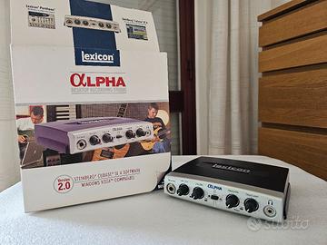 scheda audio Lexicon alpha usb