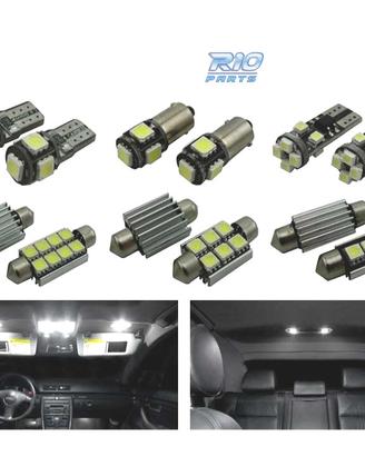 KIT 21 LAMPADE LED INTERNE PER AUDI A4 S4 RS4 B6 B