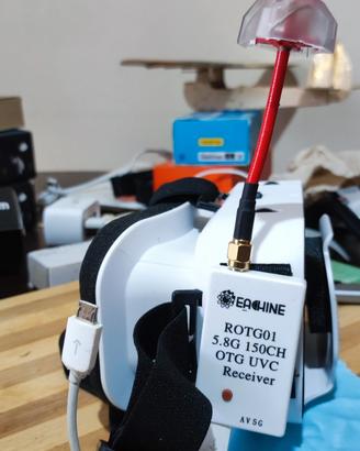 occhiali VR per cellulare con ricevitore 5.8 otg