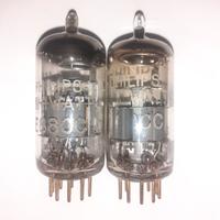 2Valvole SQ Philips gold pin E88CC (ECC88) Vintage