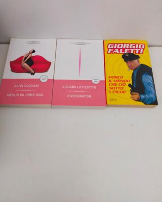 lotto di 3 libri 
