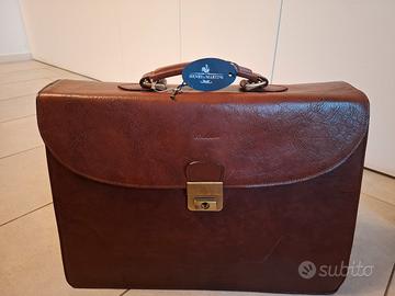 Borsa vintage in pelle firmata Henry & Martin's